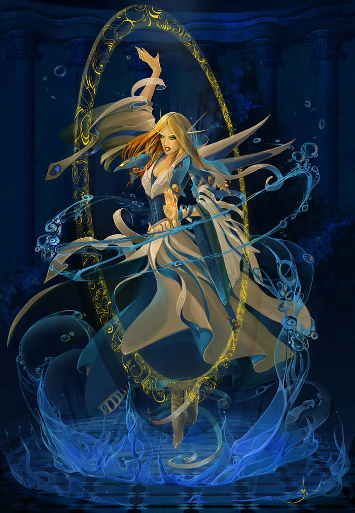 Saybia - Elve Priestess