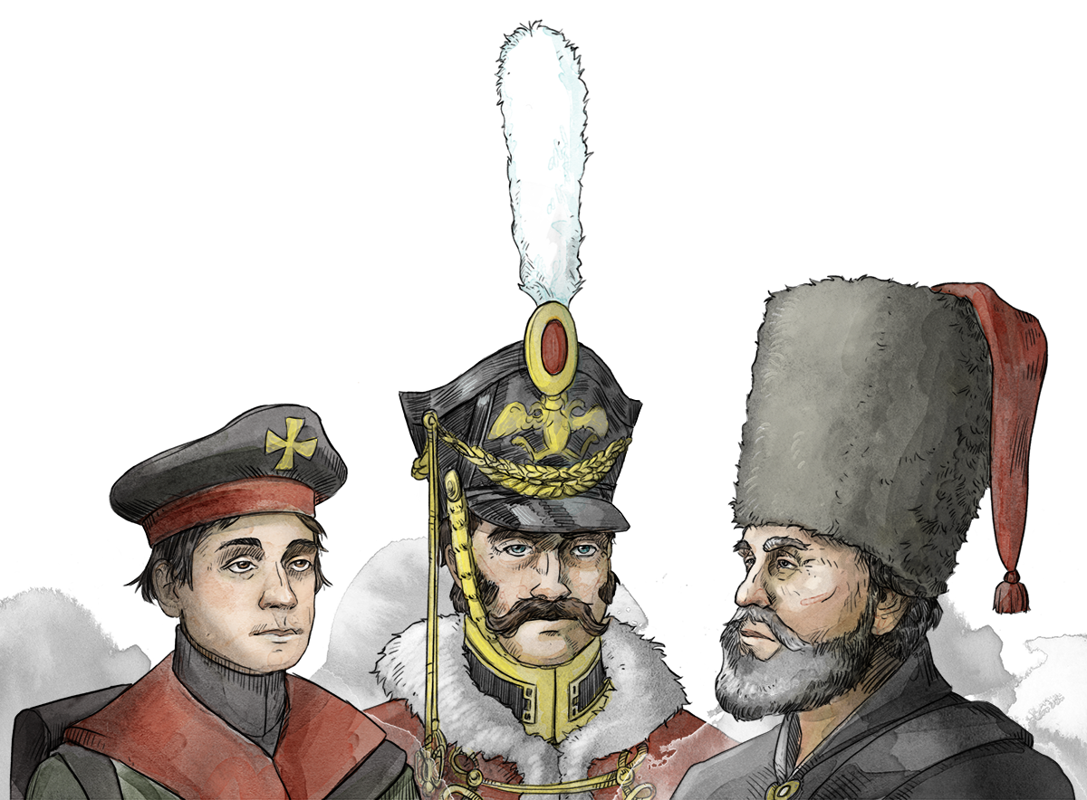 3 Russian Portraits