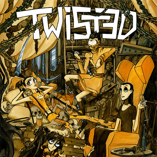 Detailed Comic Cover Twisted